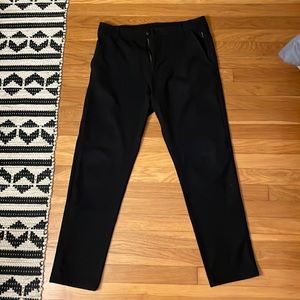 lululemon Commission Pant Slim - 32” waist, hemmed 30” length - Black